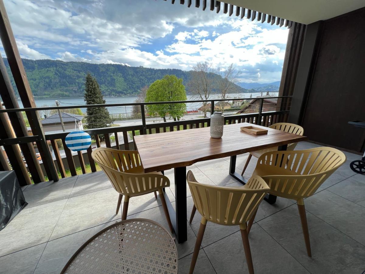 Ferienwohnung Mit Seeblick - Ossiacher See Gerlitzen Sattendorf Exterior foto