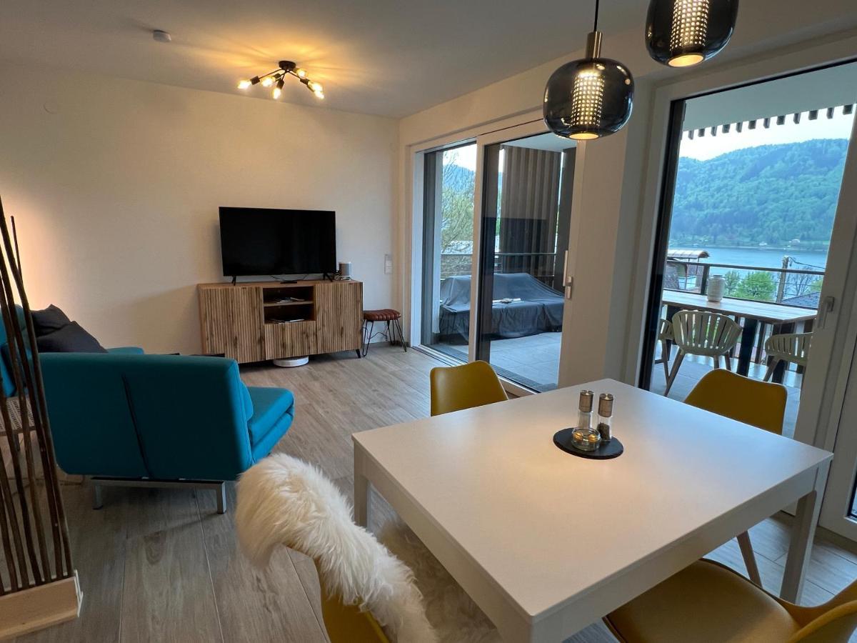 Ferienwohnung Mit Seeblick - Ossiacher See Gerlitzen Sattendorf Exterior foto