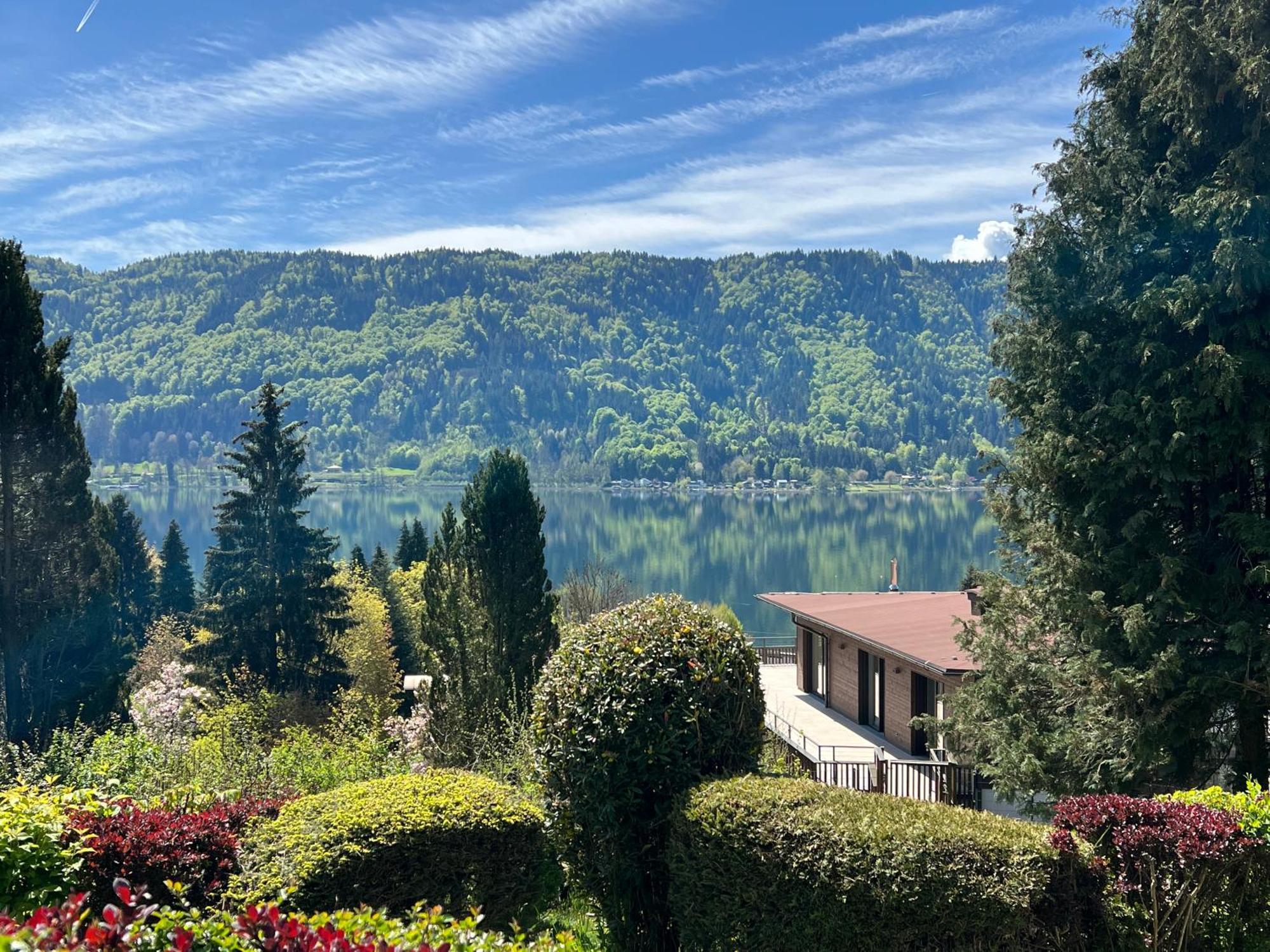 Ferienwohnung Mit Seeblick - Ossiacher See Gerlitzen Sattendorf Exterior foto